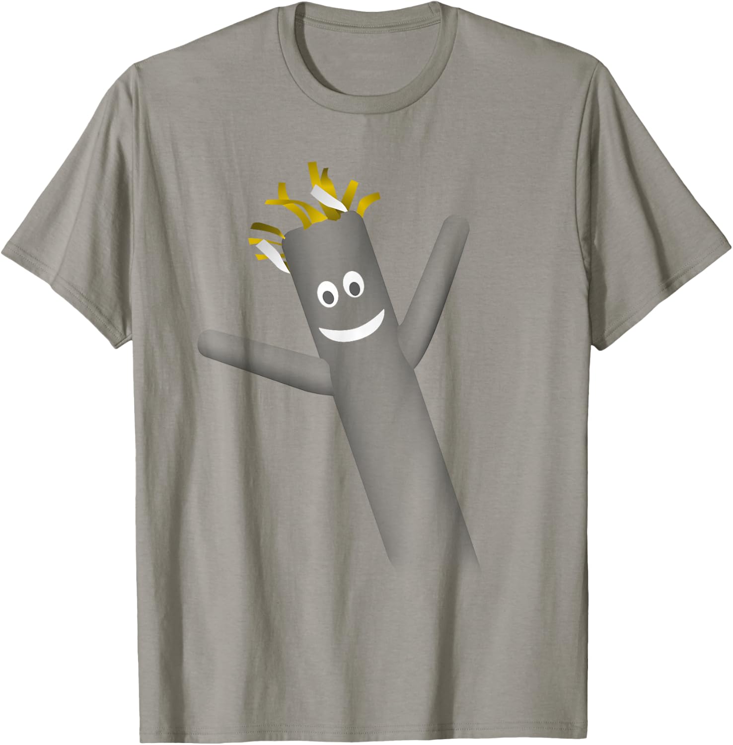 Wacky Wavy Inflatable tubeman Dancer face Clothing T-Shirt - T-Shirt | Sand