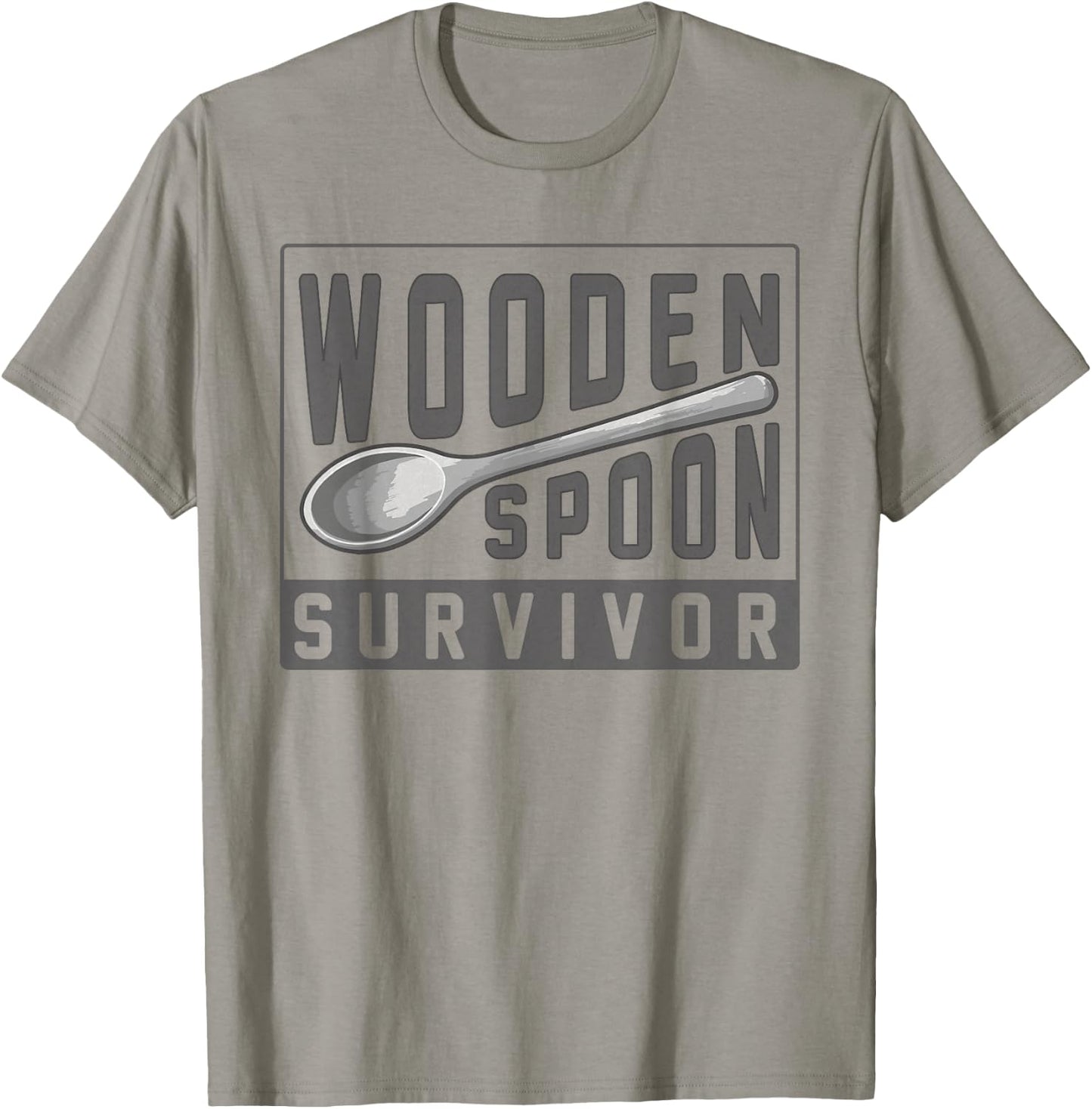 Wooden Spoon Survivor Champion I Survived The Wooden Spoon T-Shirt - T-Shirt | Sand