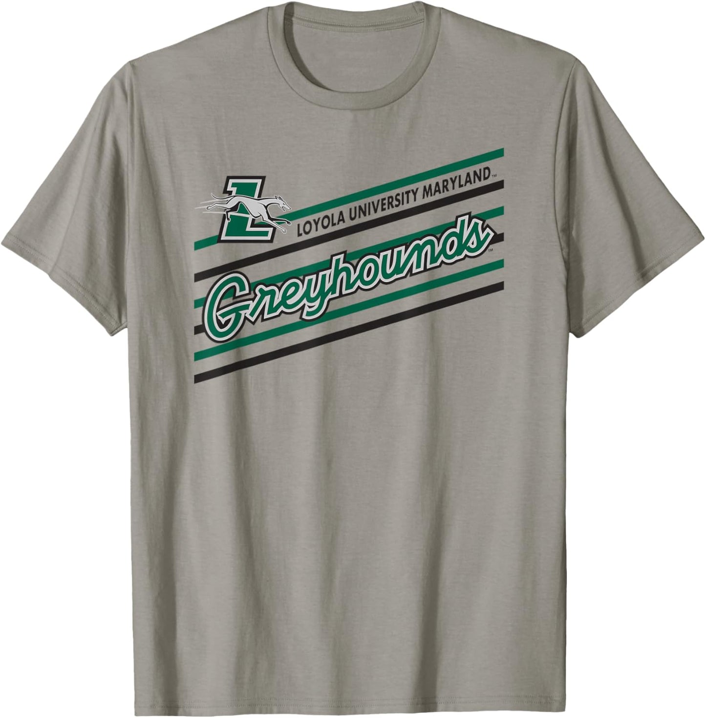 Loyola Maryland Greyhounds Retro Performer Gray T-Shirt - T-Shirt | Sand