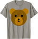 Cute Brown Bear Teddy-Bear T-Shirt - T-Shirt | Sand