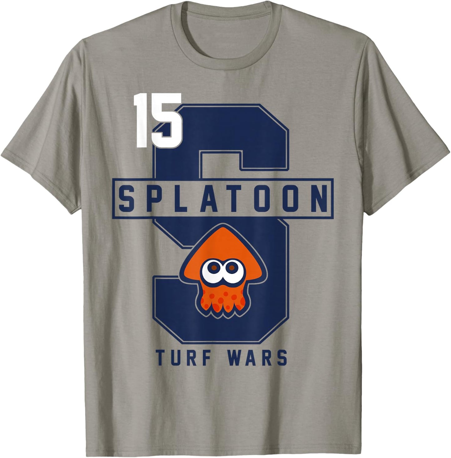 Nintendo Splatoon College Letter Turf Wars Graphic T-Shirt - T-Shirt | Sand