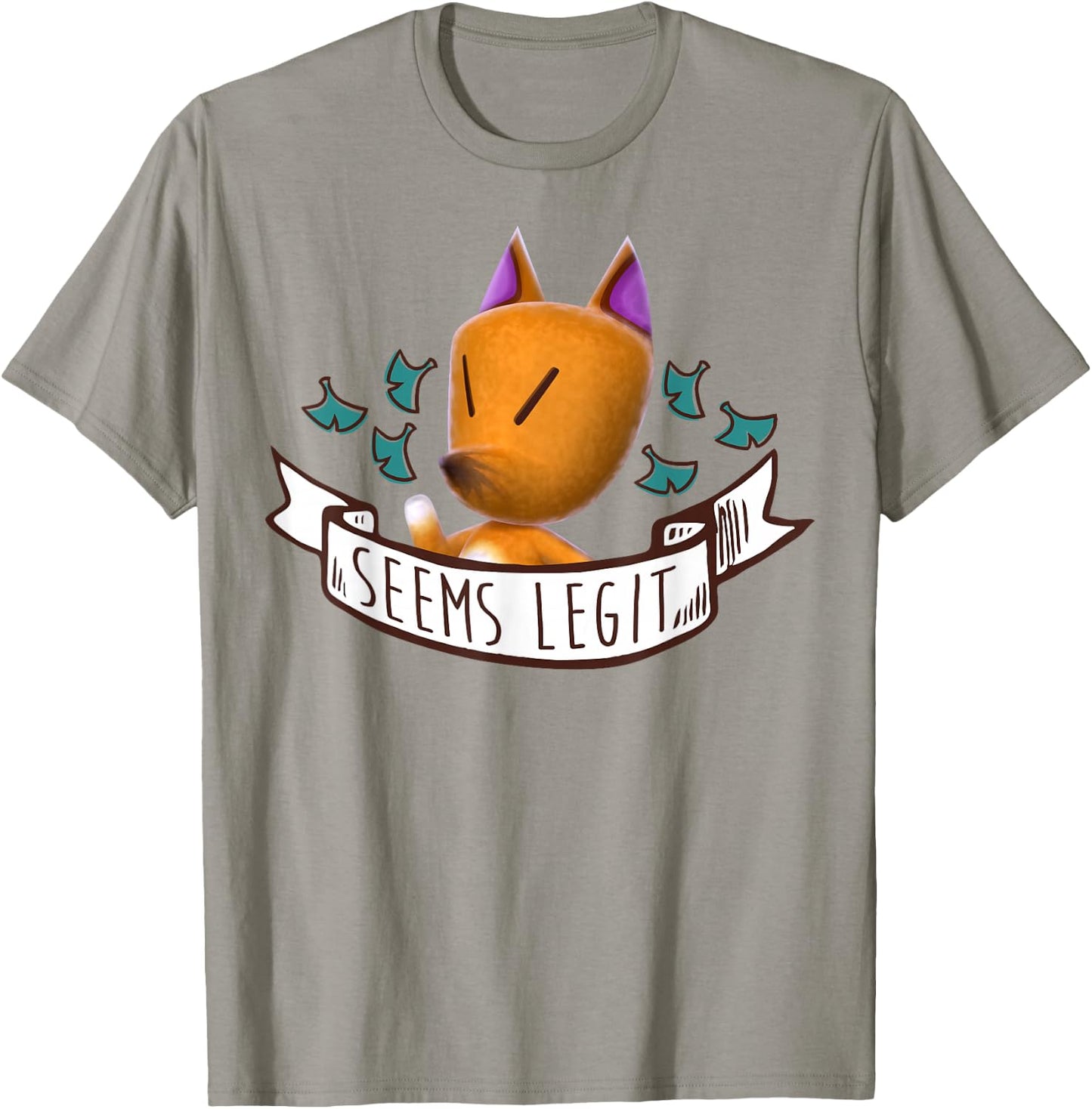 Nintendo Animal Crossing Redd Seems Legit Graphic T-Shirt - T-Shirt | Sand