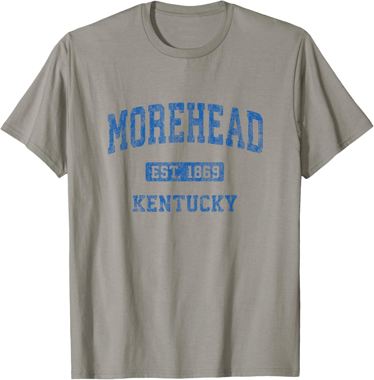 Morehead Kentucky KY Vintage Athletic Sports Design T-Shirt - T-Shirt | Sand