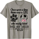 Once Upon A Time There Was A Girl Love Dogs & Soccer Shirt T-Shirt - T-Shirt | Sand