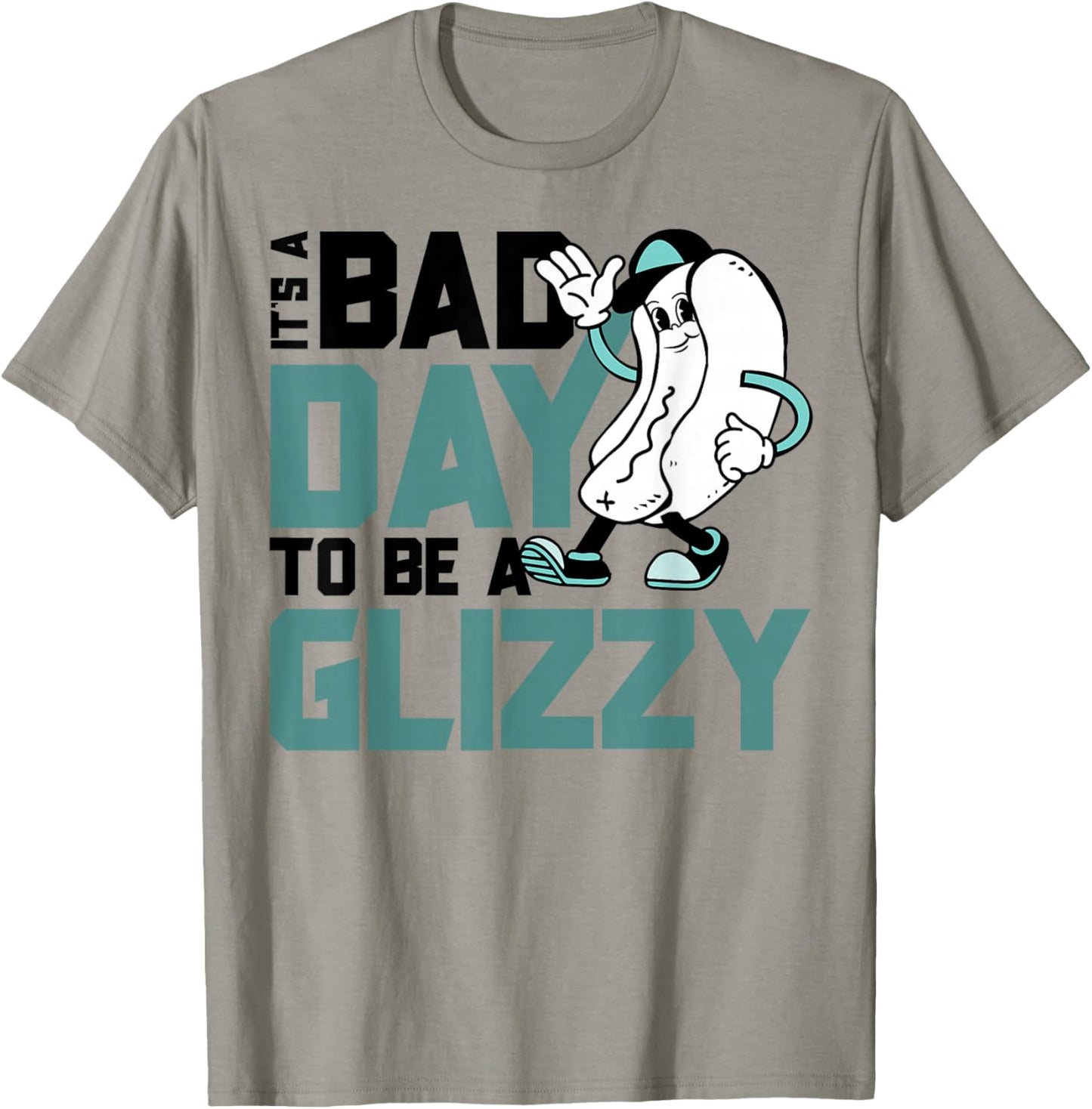 Funny Wiener Hotdog Bad Day to be a Glizzy 4th of July Humor T-Shirt - T-Shirt | Sand