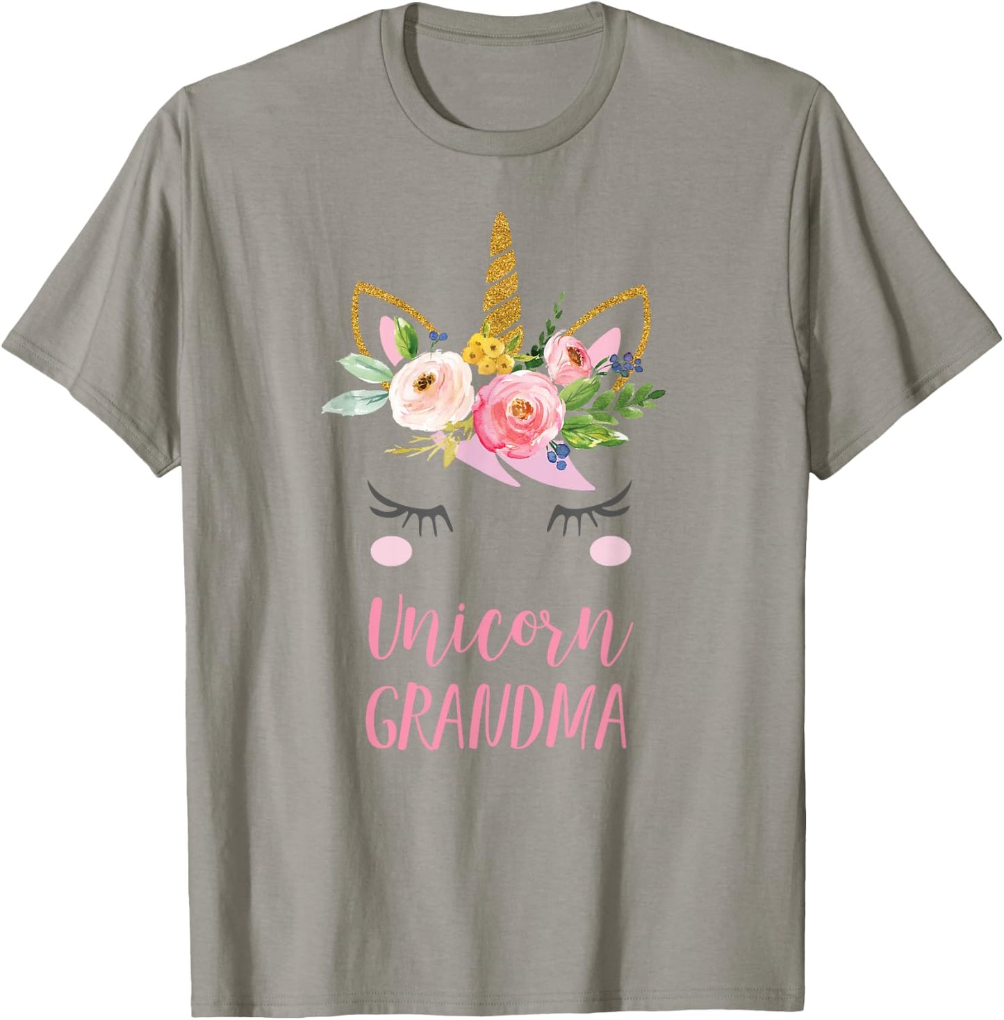 Unicorn Grandma Shirt, Gift Grandma T-Shirt - T-Shirt | Sand