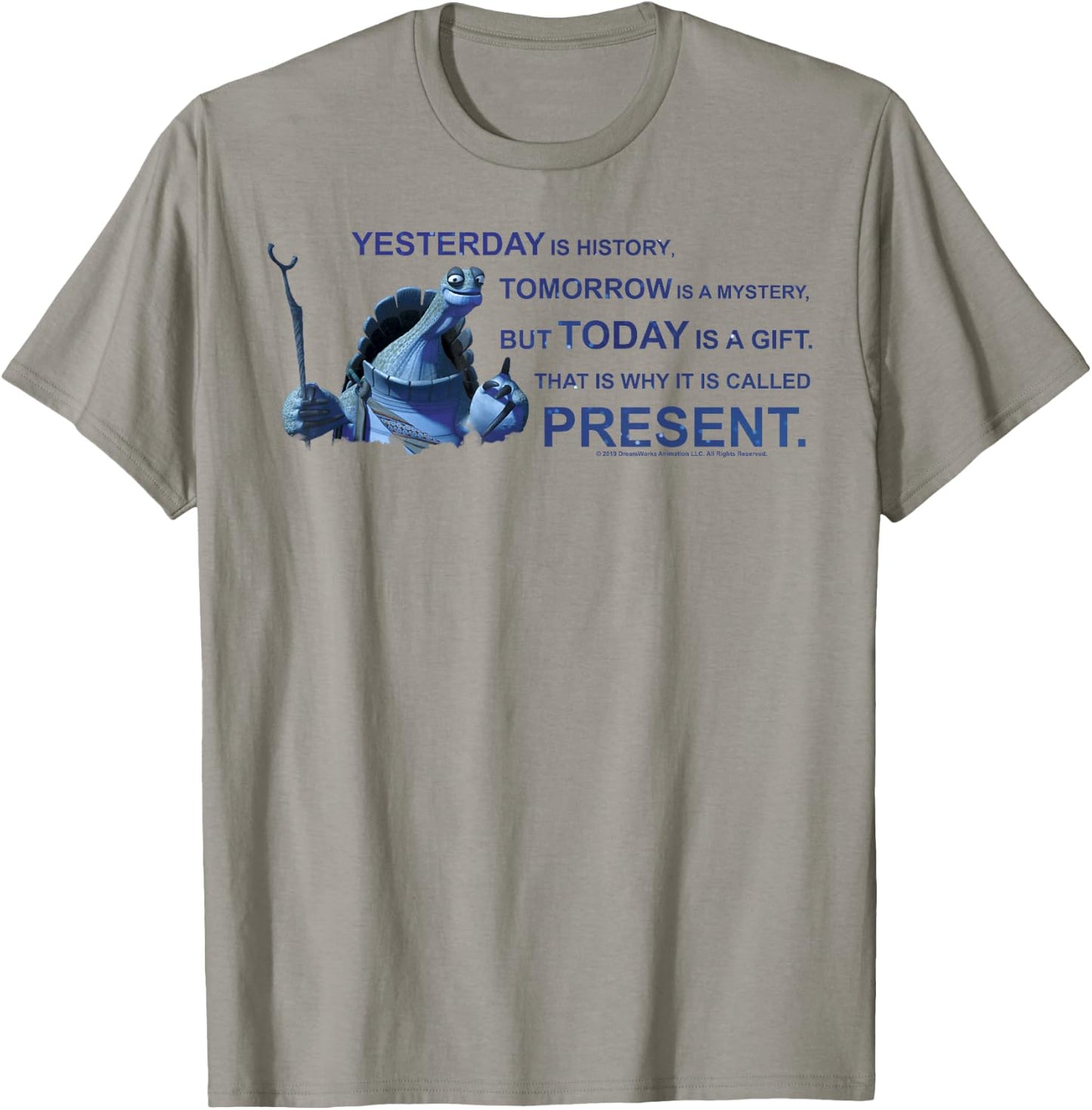 Kung Fu Panda Oogway Quote Portrait T-Shirt - T-Shirt | Sand