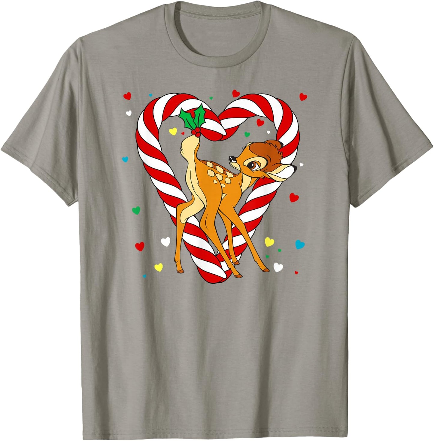 Disney - Bambi Candy Cane Holiday T-Shirt - T-Shirt | Sand