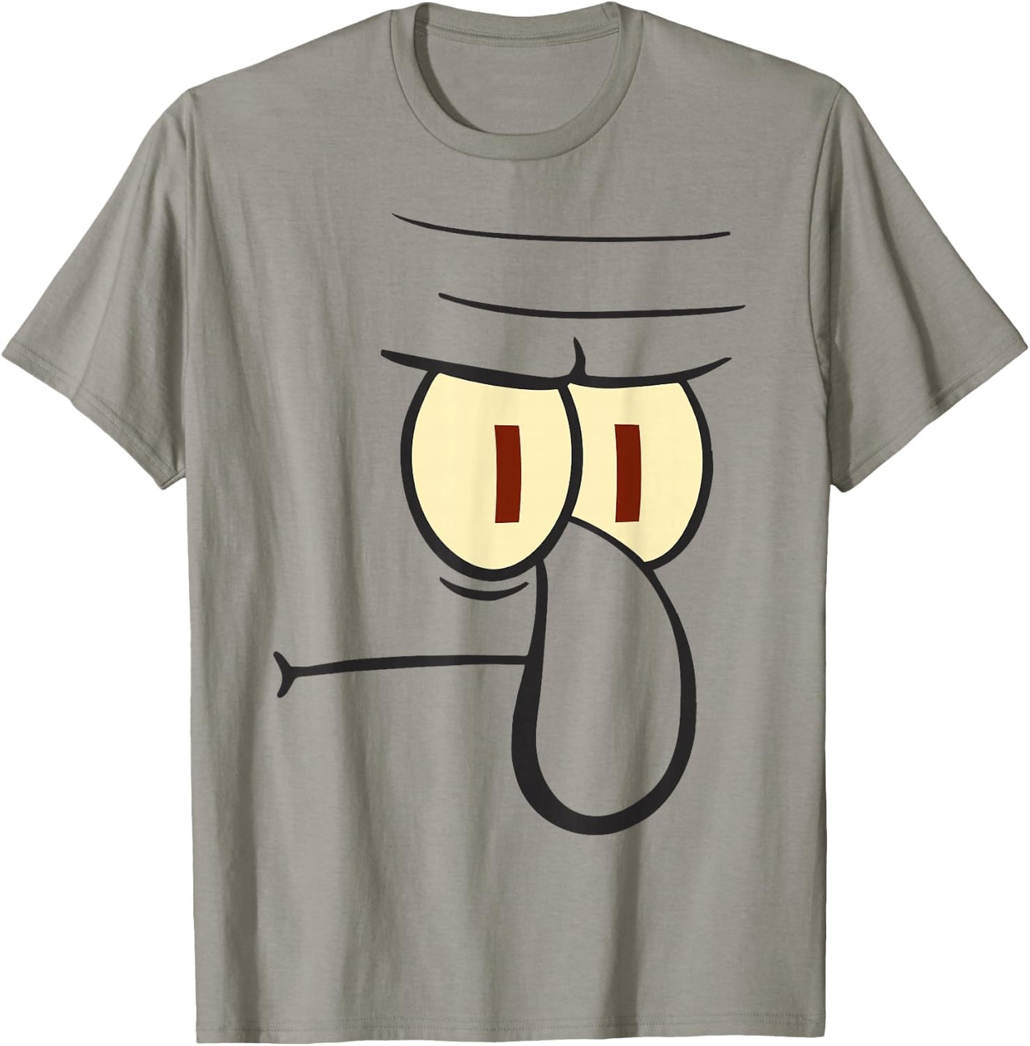 Spongebob Squarepants Squidward Big Face T-Shirt - T-Shirt | Sand