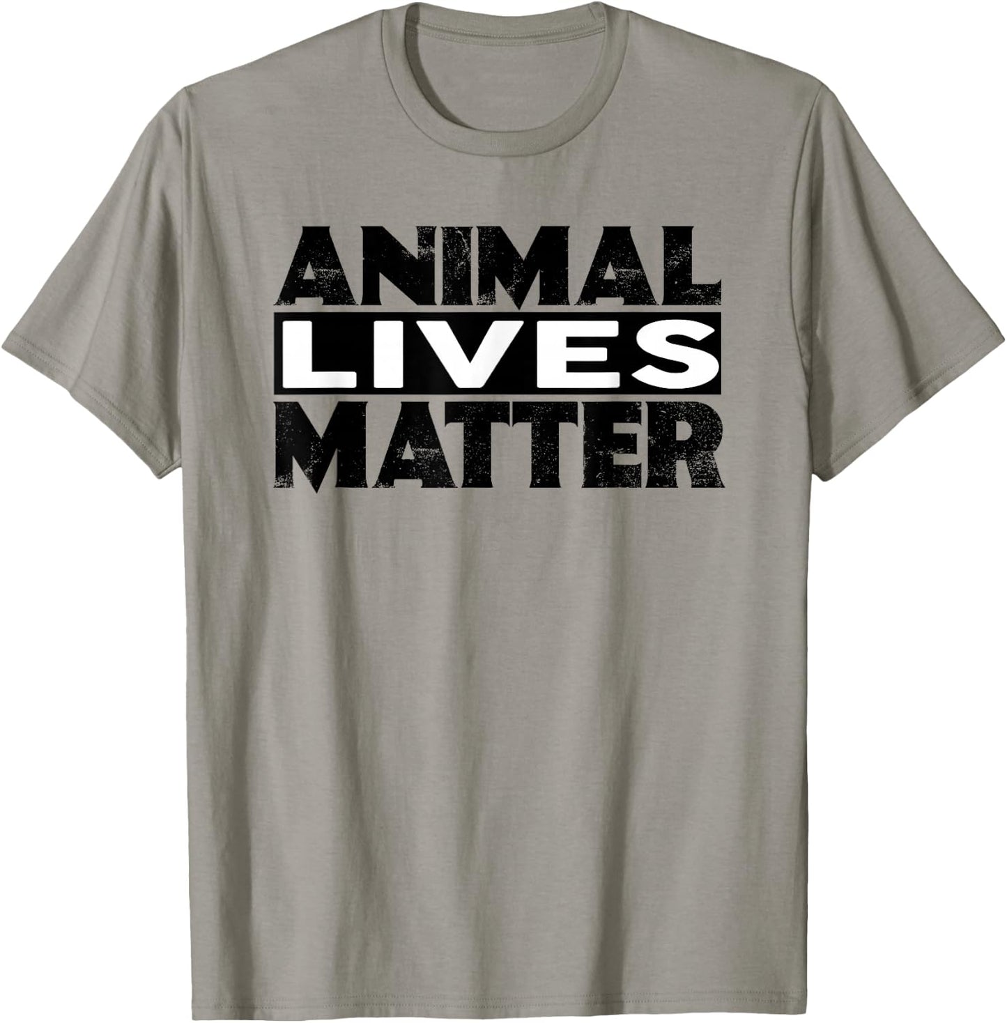 ANIMAL LIVES MATTER Shirt Animal Rights Shirts Vegetarian T-Shirt - T-Shirt | Sand
