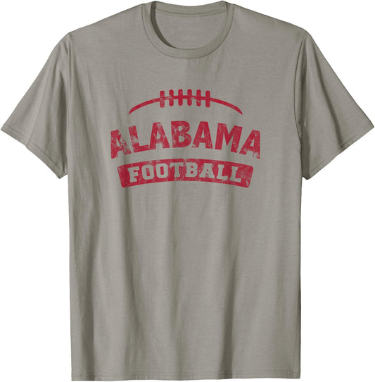 Alabama Football Distressed Vintage T-Shirt - T-Shirt | Sand