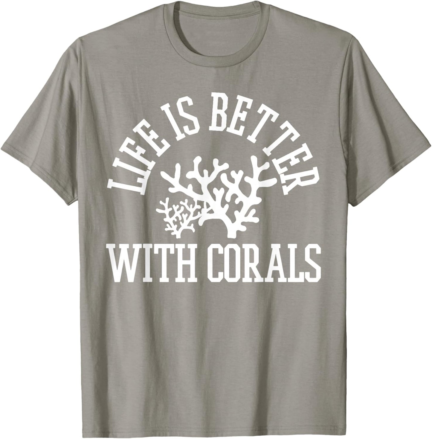 Fish Tank Coral Reef Saltwater Aquarist Gift T-Shirt - T-Shirt | Sand
