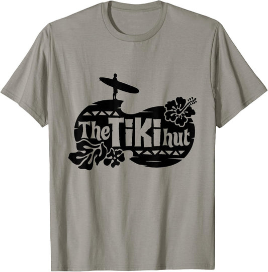 The Tiki Hut - Retro Rockabilly Party Shirt Hawaiian T-Shirt - T-Shirt | Sand