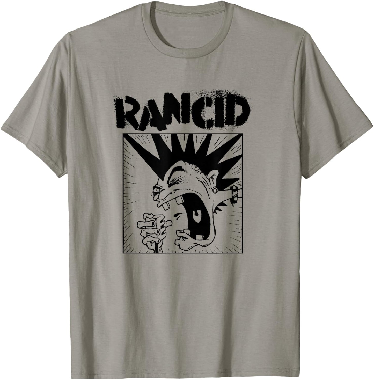 Rancid - Official Merchandise - Microphone Small T-Shirt - T-Shirt | Sand