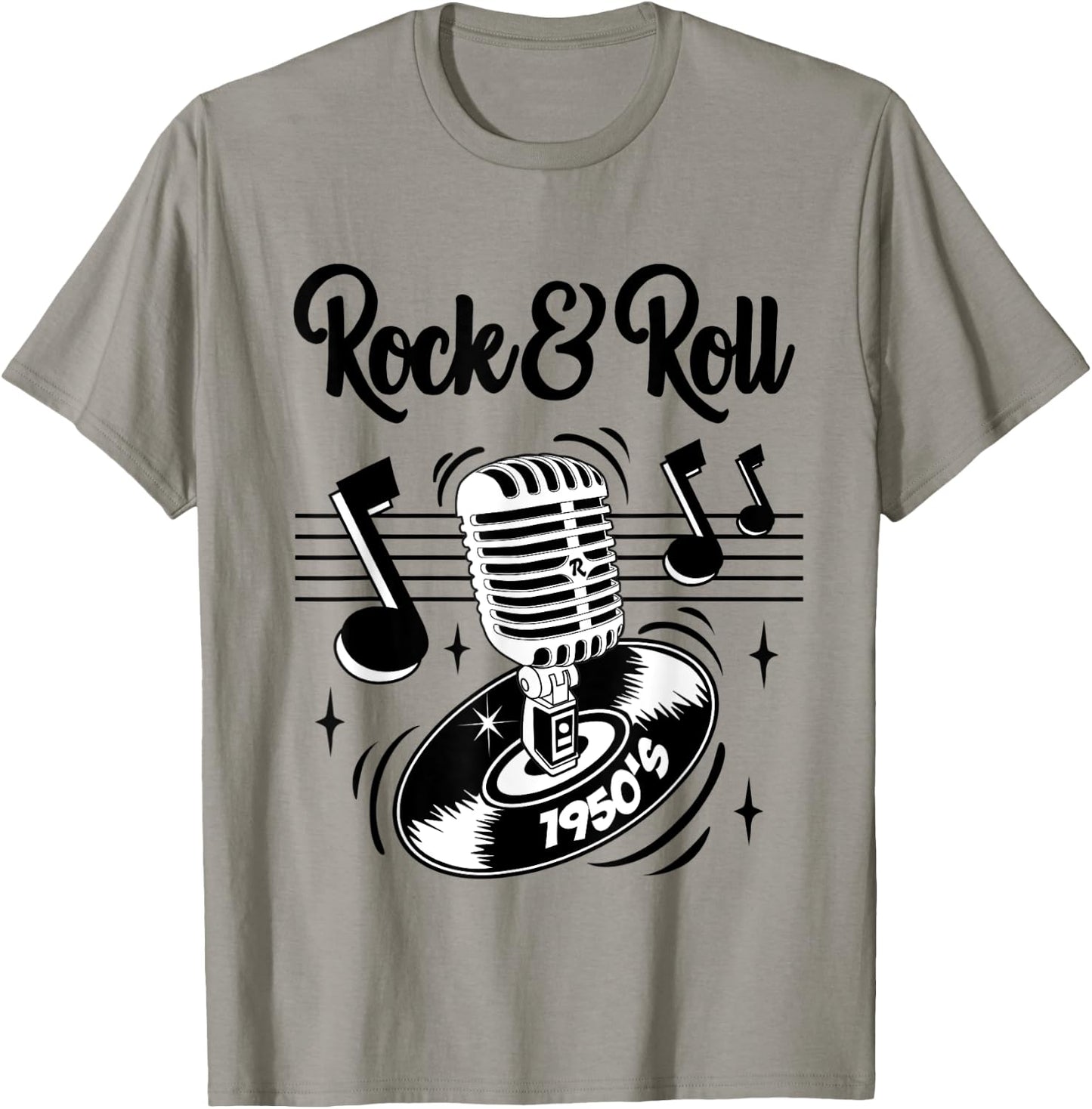 Rockabilly Rocker Clothes 50s Sock Hop Greaser 1950s Doo Wop T-Shirt - T-Shirt | Sand