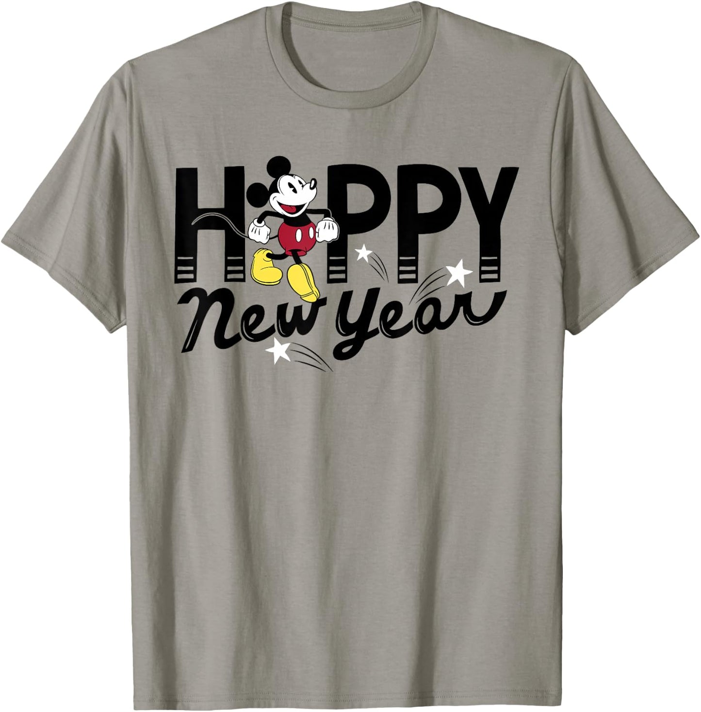 Disney Mickey Mouse Happy New Year T-Shirt - T-Shirt | Sand