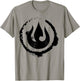 The Legend of Korra Fire Nation Symbol Sketch T-Shirt - T-Shirt | Sand