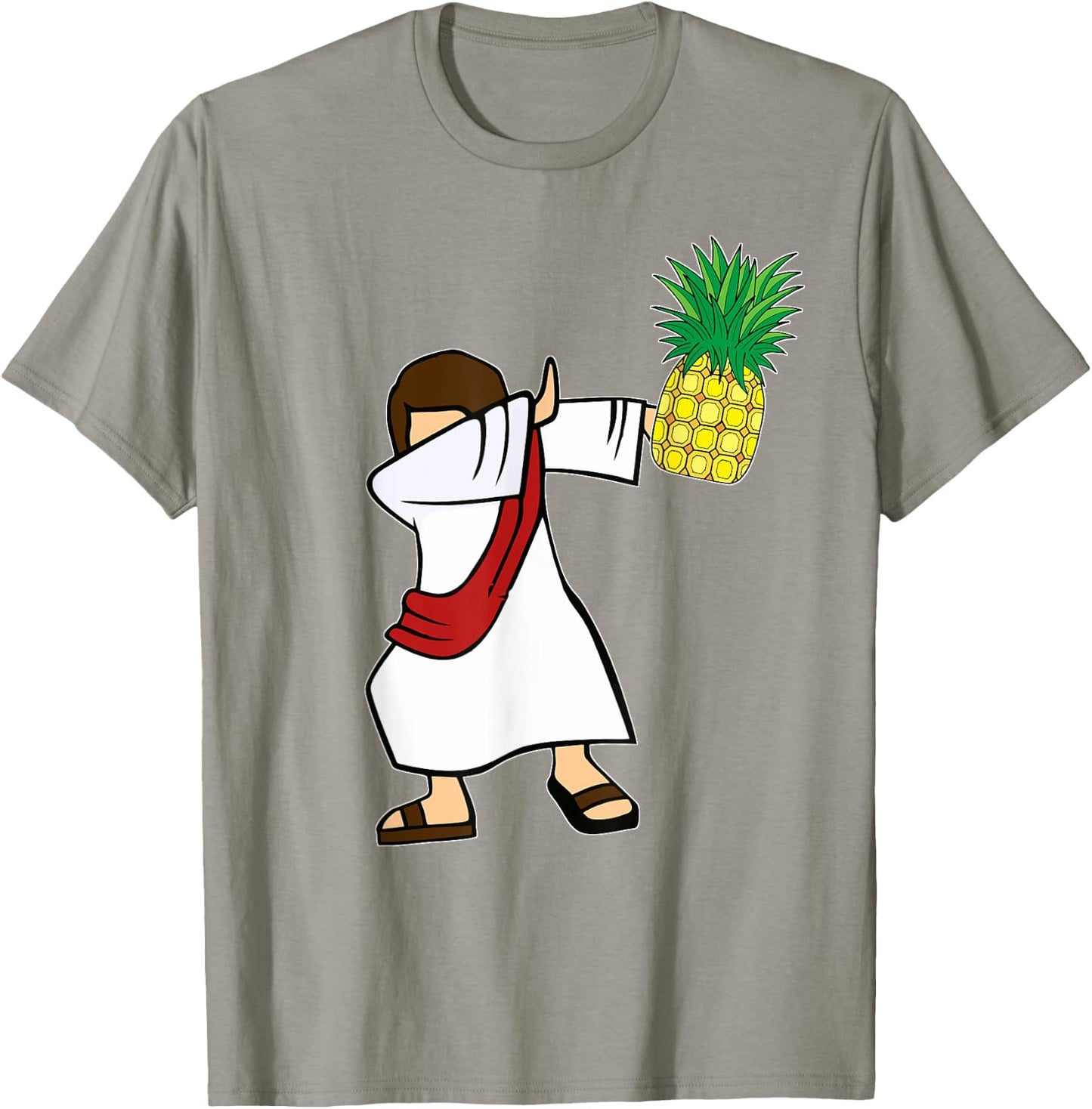 Dabbing Jesus Pineapple Aloha Beaches Hawaiian Dance T-Shirt - T-Shirt | Sand