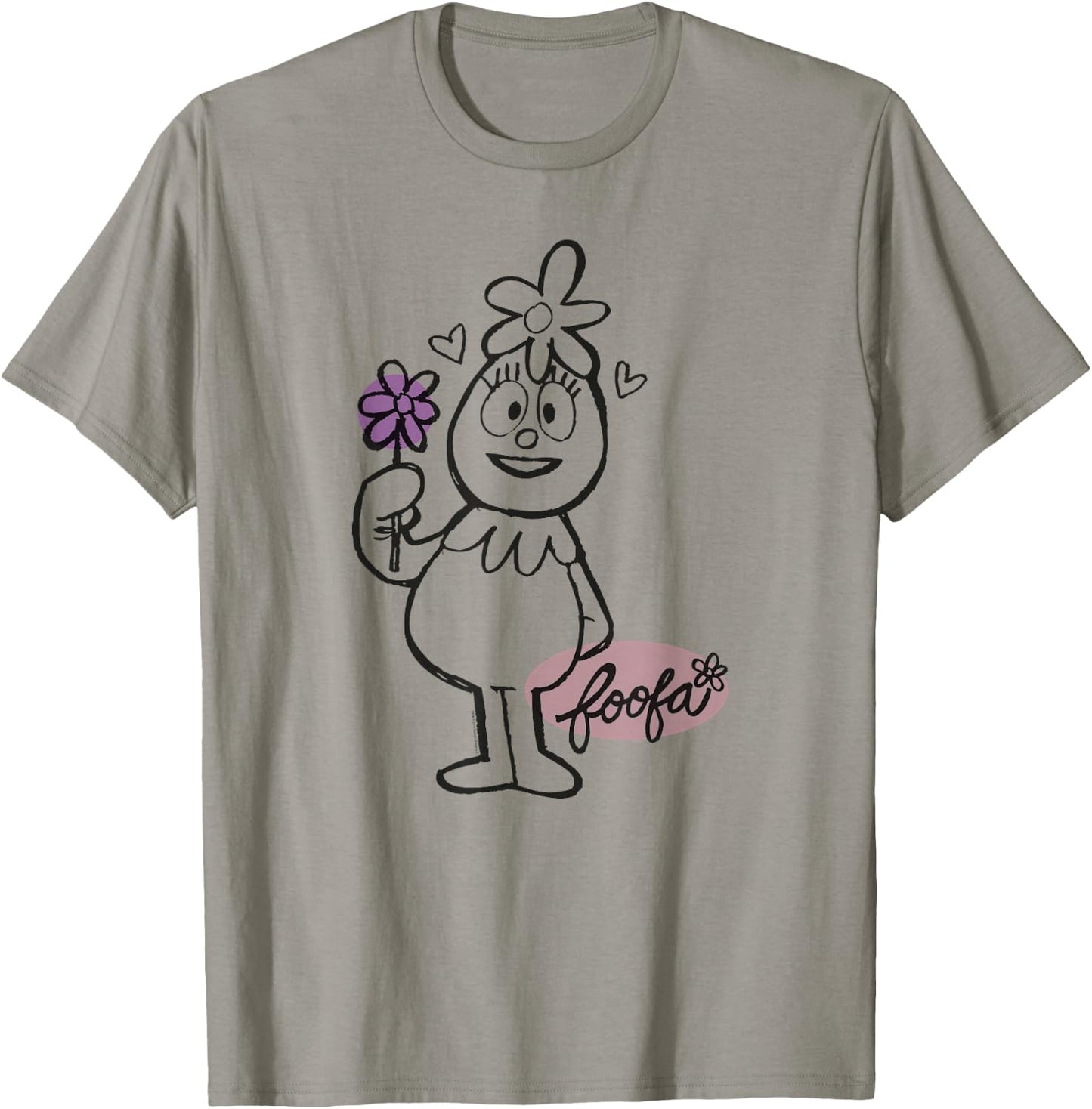Yo Gabba Gabba - Sketch Foofa T-Shirt - T-Shirt | Sand