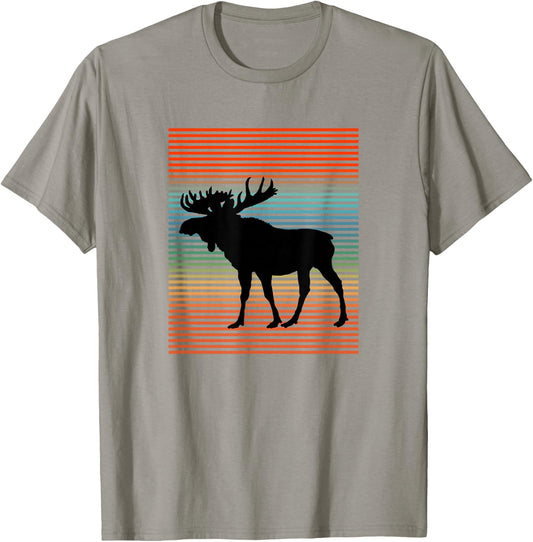Moose Lover Apparel Vintage Moose - Spirit Animal T-Shirt - T-Shirt | Sand