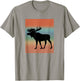 Moose Lover Apparel Vintage Moose - Spirit Animal T-Shirt - T-Shirt | Sand