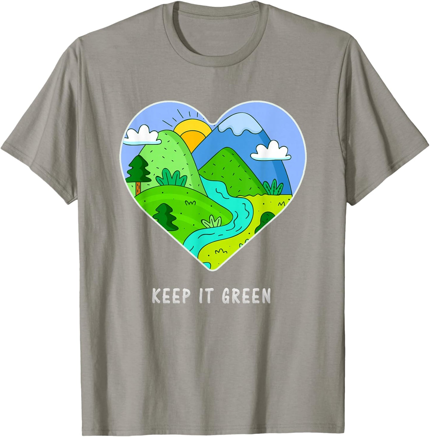 Keep it Green Save the Planet Earth Day 2021 Gift T-Shirt - T-Shirt | Sand