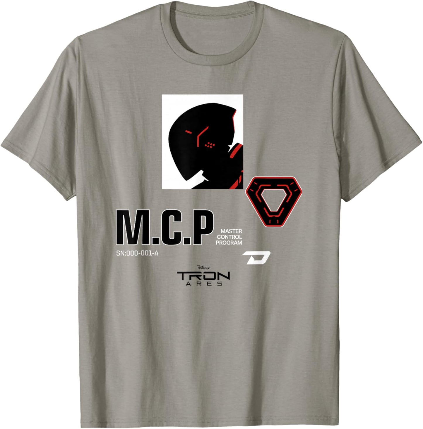 Disney Tron: Ares Master Control Program MCP Retro T-Shirt - T-Shirt | Sand