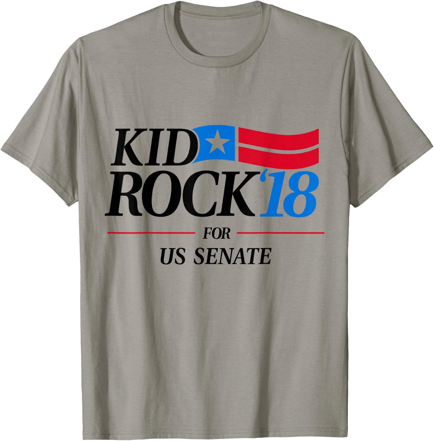 Kid for US Senate 2018 Men's In Rock We Trust T-Shirt - T-Shirt | Sand