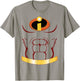Disney Pixar The Incredibles Halloween Superhero Costume T-Shirt - T-Shirt | Sand