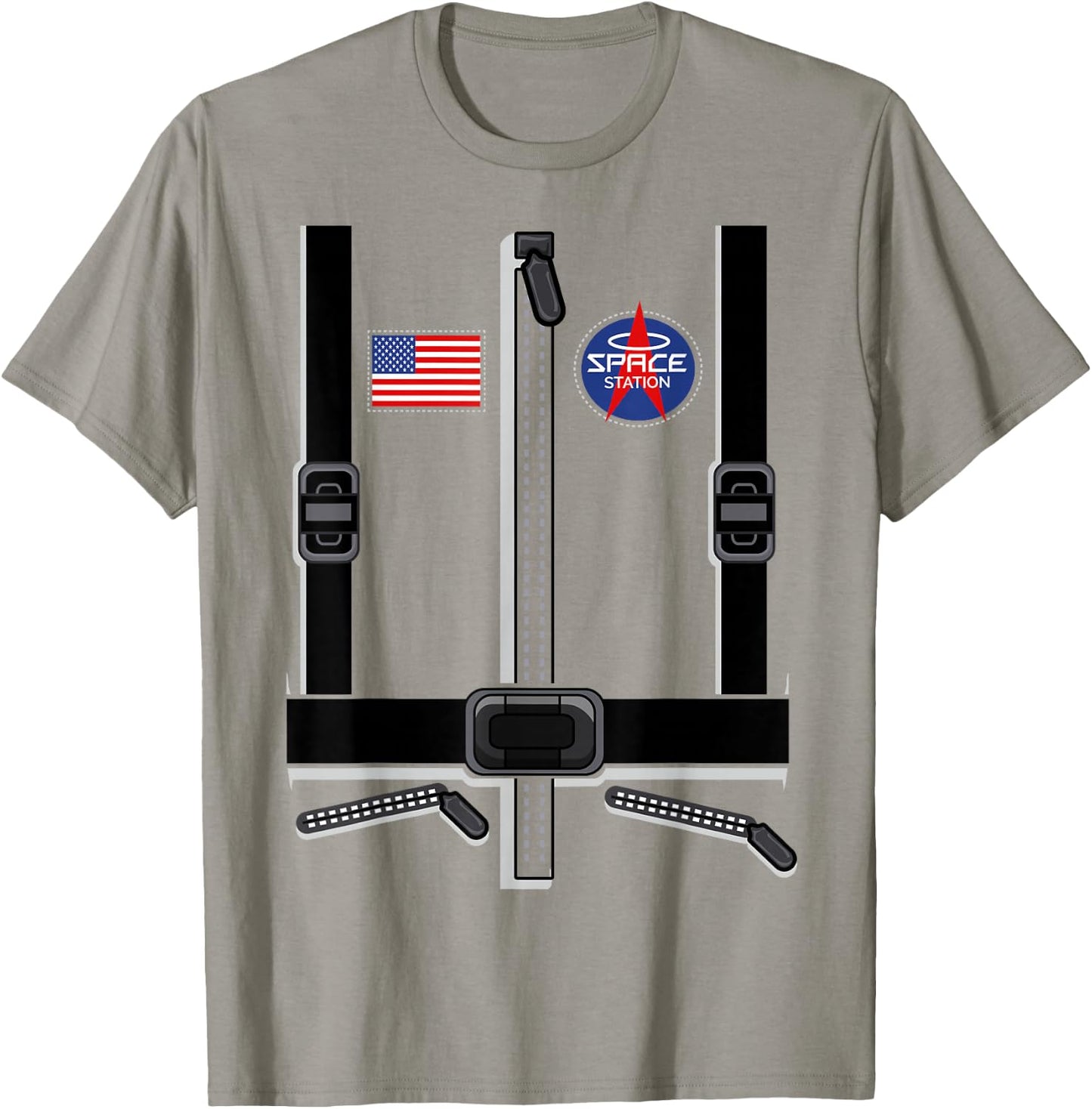 Astronaut Costume for Children, Men, Women, Spacesuit T-Shirt - T-Shirt | Sand