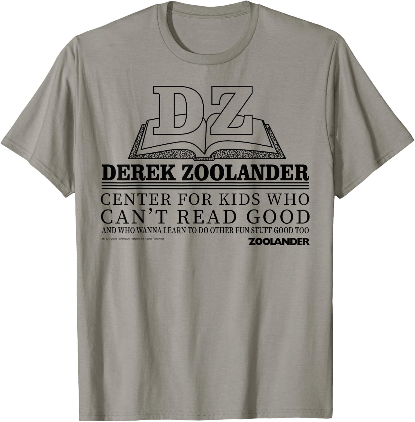 Zoolander Center For Kids Who Can't Read Good T-Shirt - T-Shirt | Sand