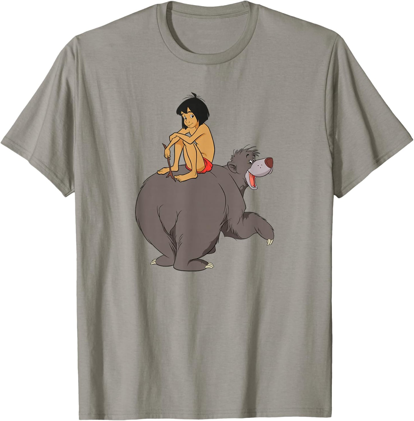 Disney - The Jungle Book Mowgli and Baloo Chillin T-Shirt - T-Shirt | Sand