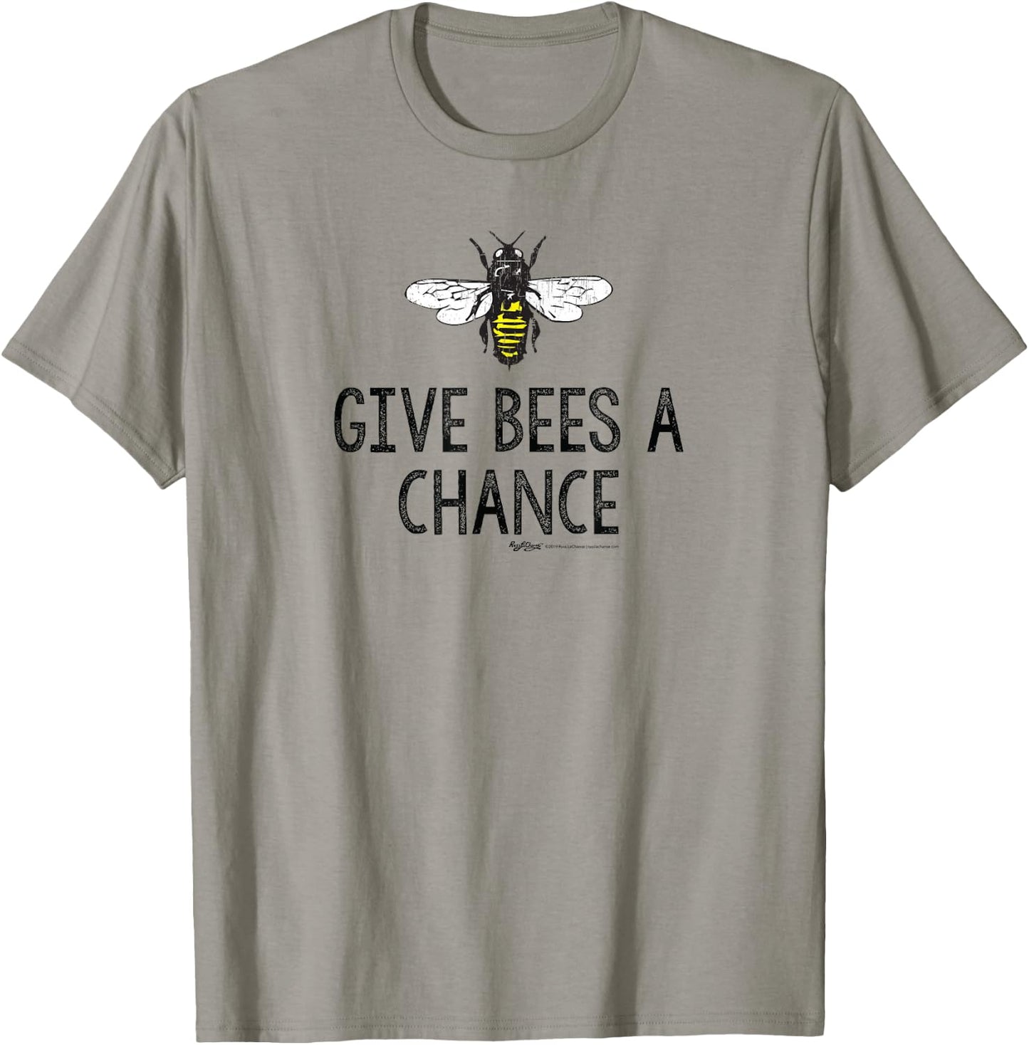 Vintage Honey Bee Give Bees A Chance Beekeeping T-Shirt - T-Shirt | Sand