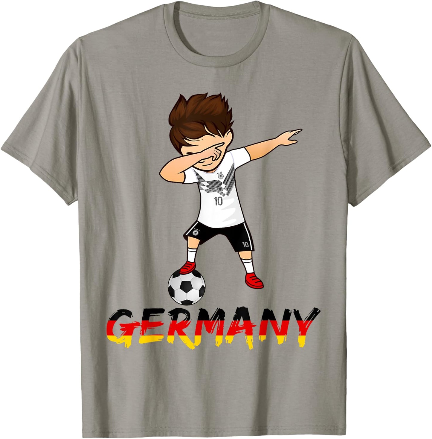 Dabbing Germany Soccer Boys German Football Kit T-Shirt - T-Shirt | Sand