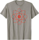 Retro Atomic Vintage Atom T-Shirt - T-Shirt | Sand