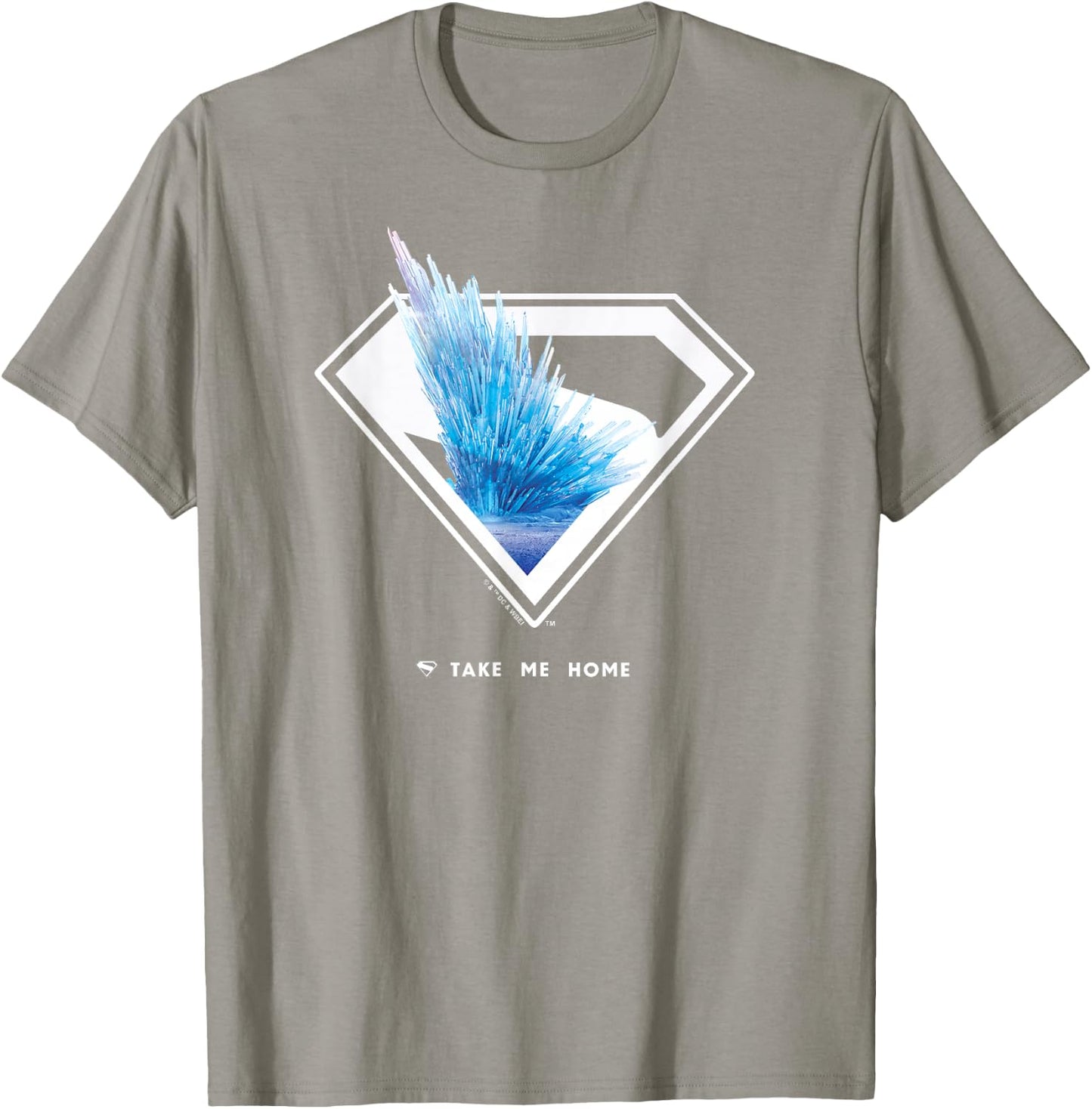 Superman (2025 Movie) Fortress of Solitude Shield T-Shirt - T-Shirt | Sand