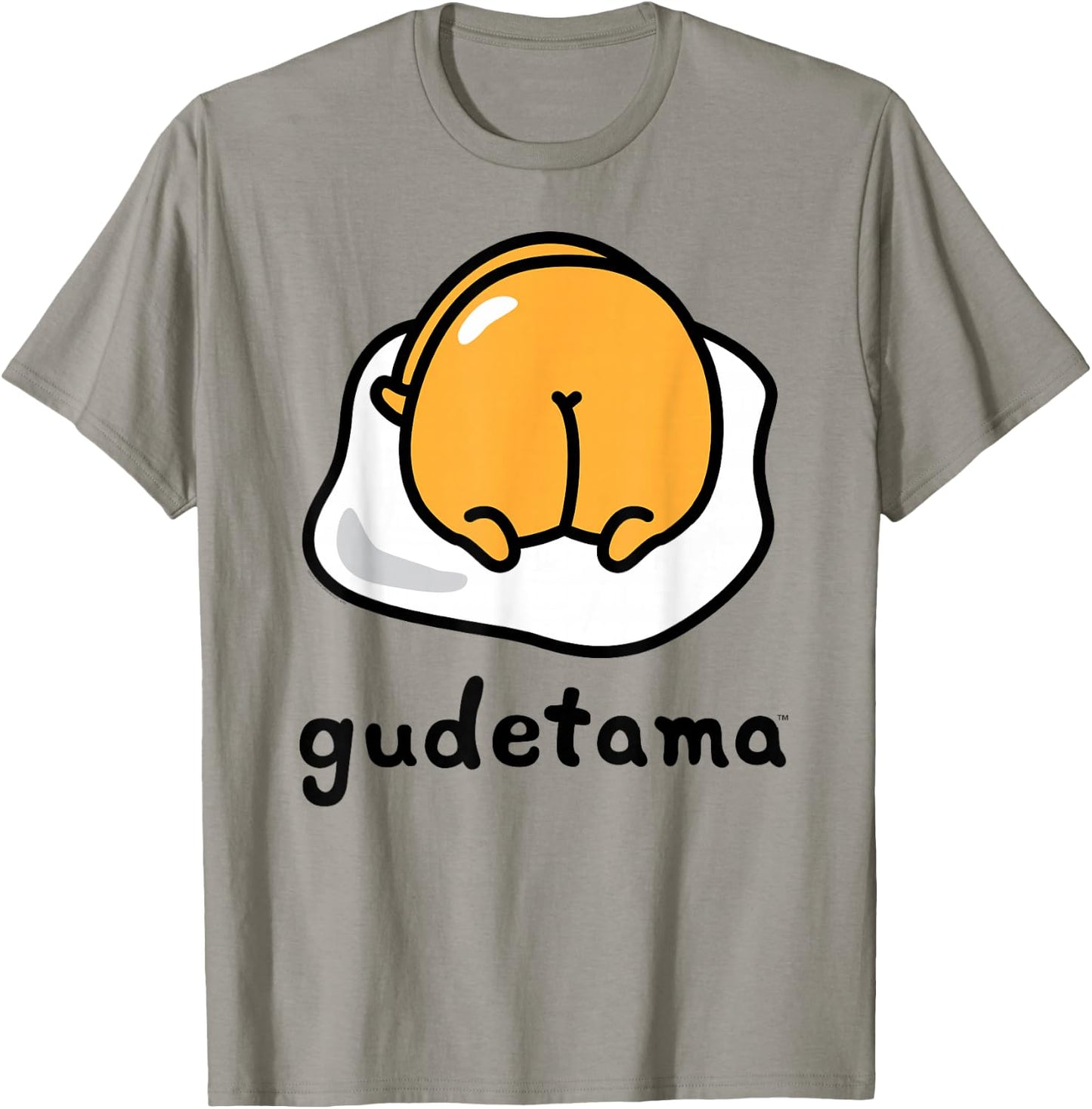 Gudetama The Lazy Egg Backside Logo Shirt T-Shirt - T-Shirt | Sand