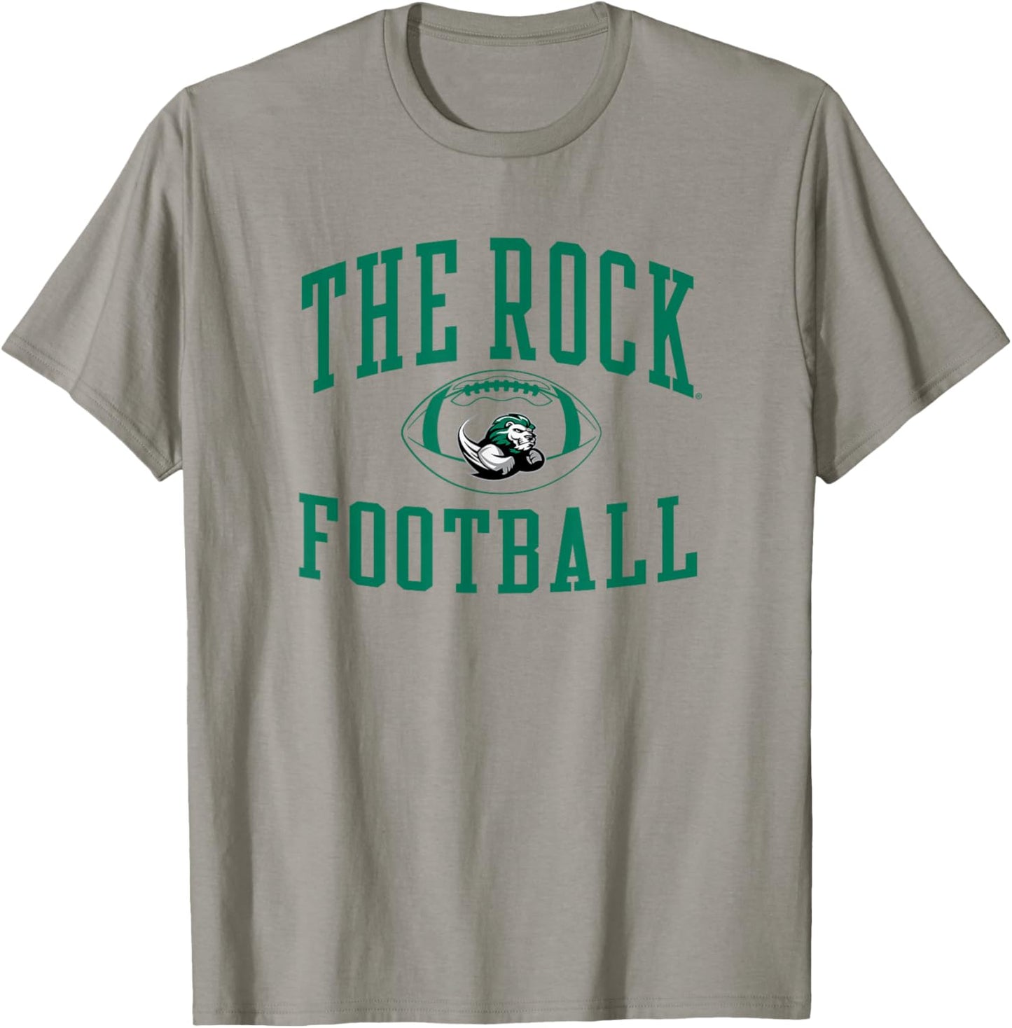 Slippery Rock The Rock Football Sack Gray T-Shirt - T-Shirt | Sand