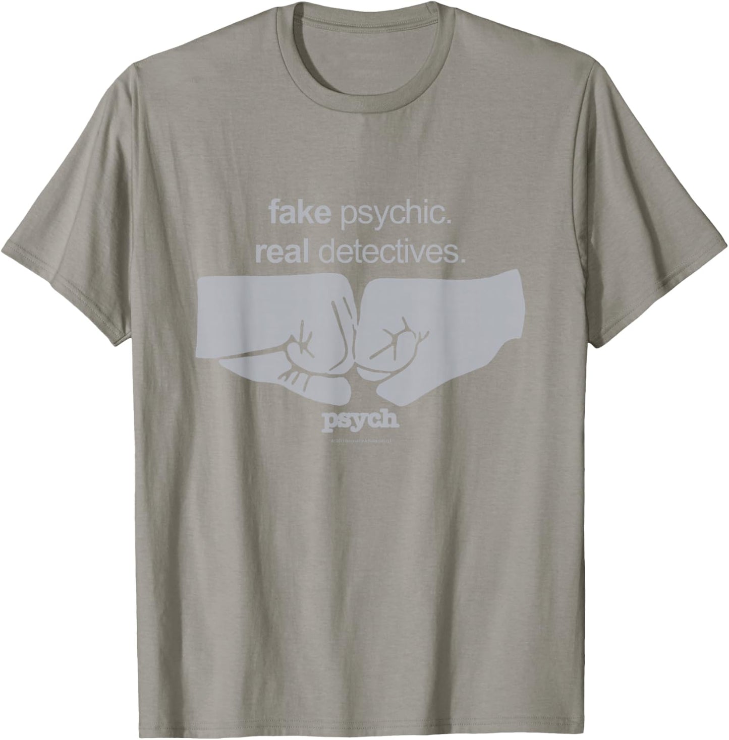 Psych Fist Bump Comfortable - Official T-Shirt - T-Shirt | Sand
