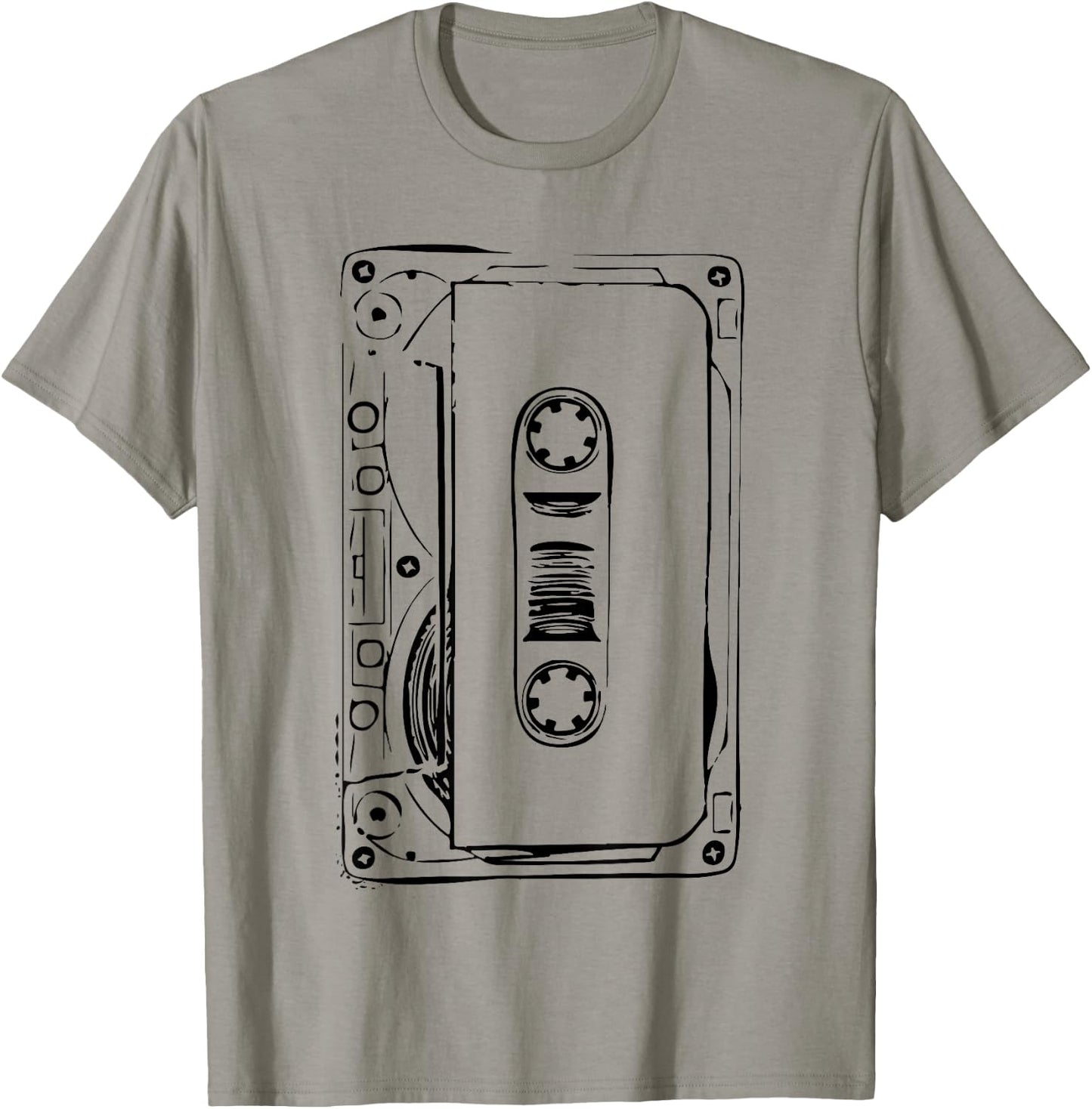 Love Retro Mixtape 80's Blank Cassette Tape Shirt Gift T-Shirt - T-Shirt | Sand
