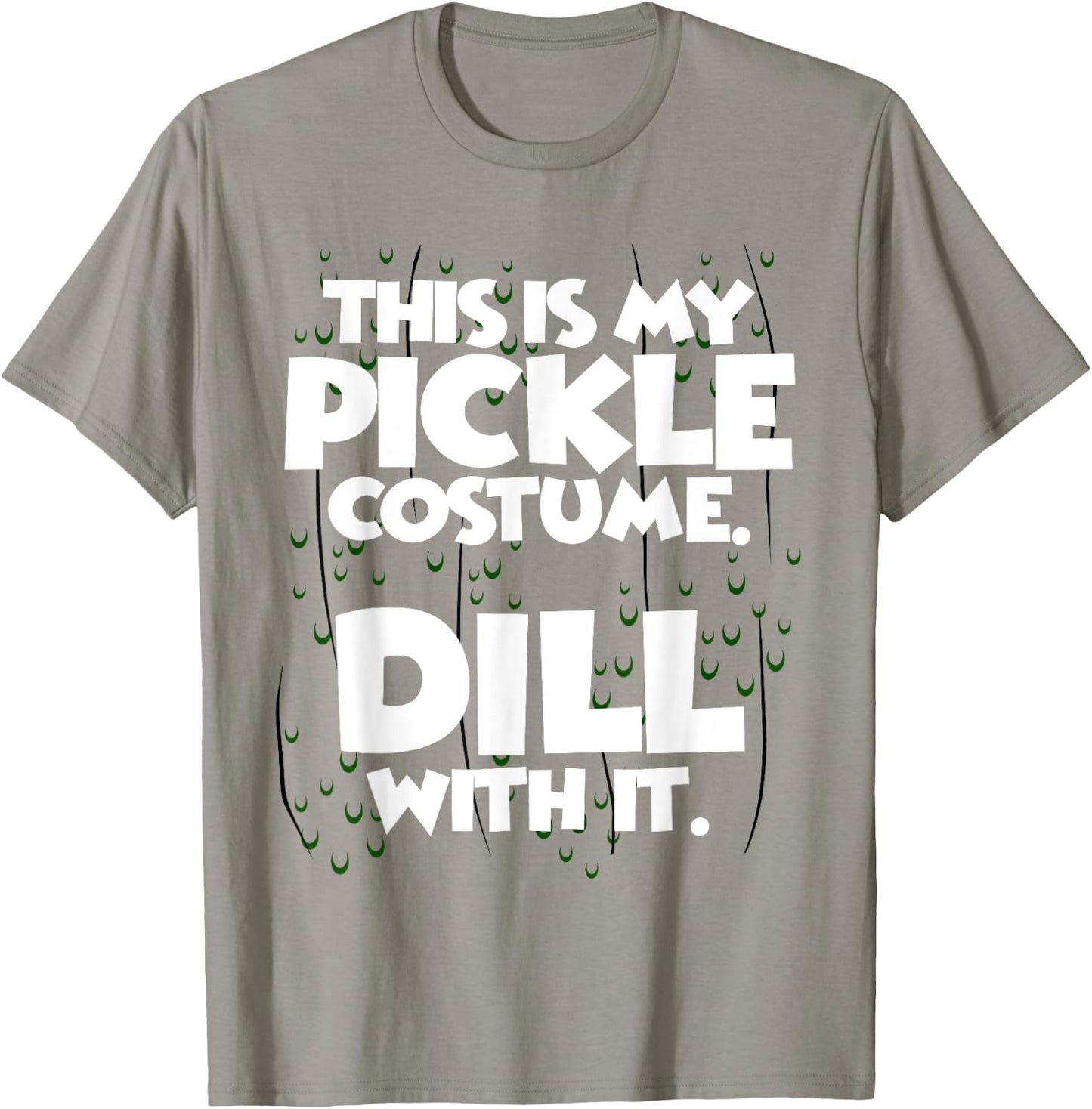 Pickle Halloween Costume Shirt Easy Funny Women Men Kids T-Shirt - T-Shirt | Sand