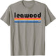 Vintage 80s Style Leawood KS T-Shirt - T-Shirt | Sand