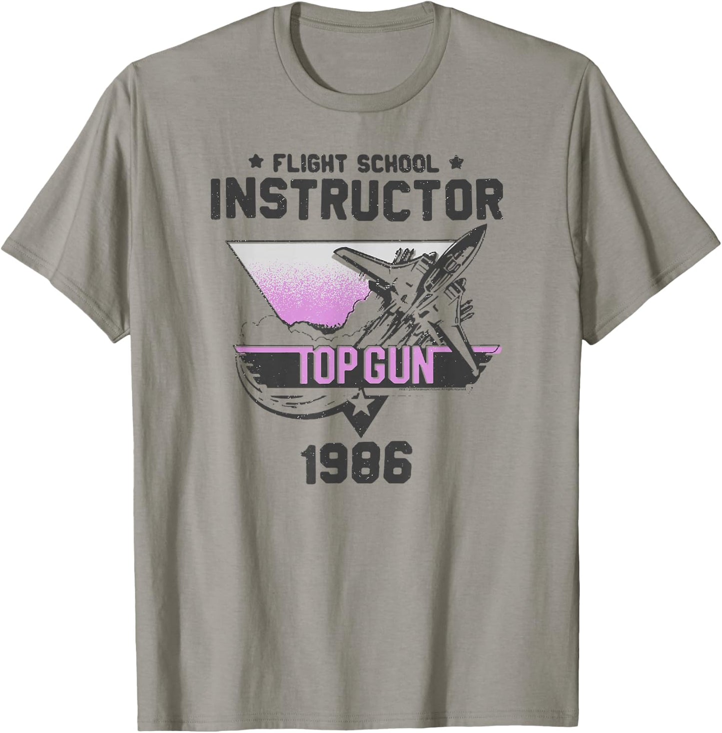 Top Gun Flight School Instructor Action Movie T-Shirt - T-Shirt | Sand