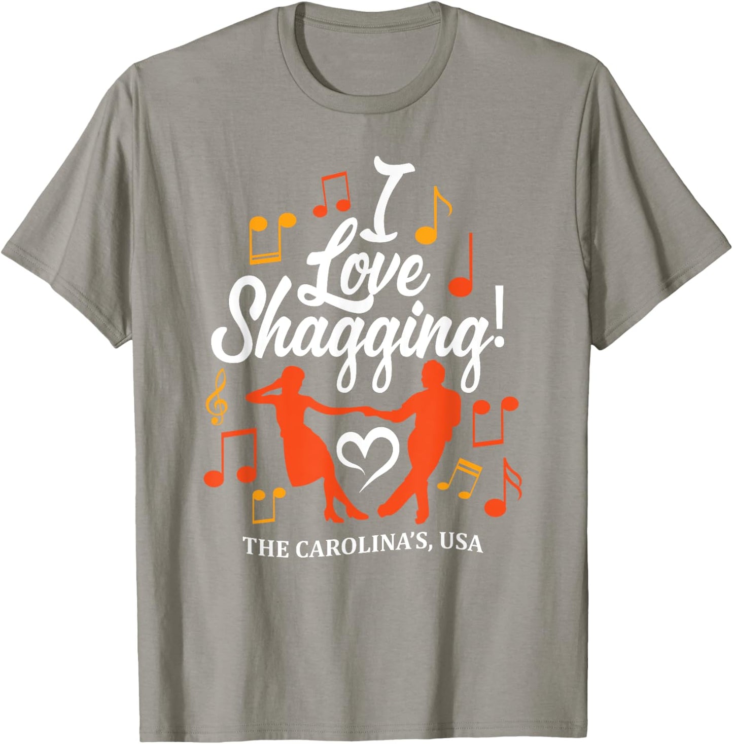 I LOVE SHAGGING Carolina Shag Style Beach Music Men Women T-Shirt - T-Shirt | Sand