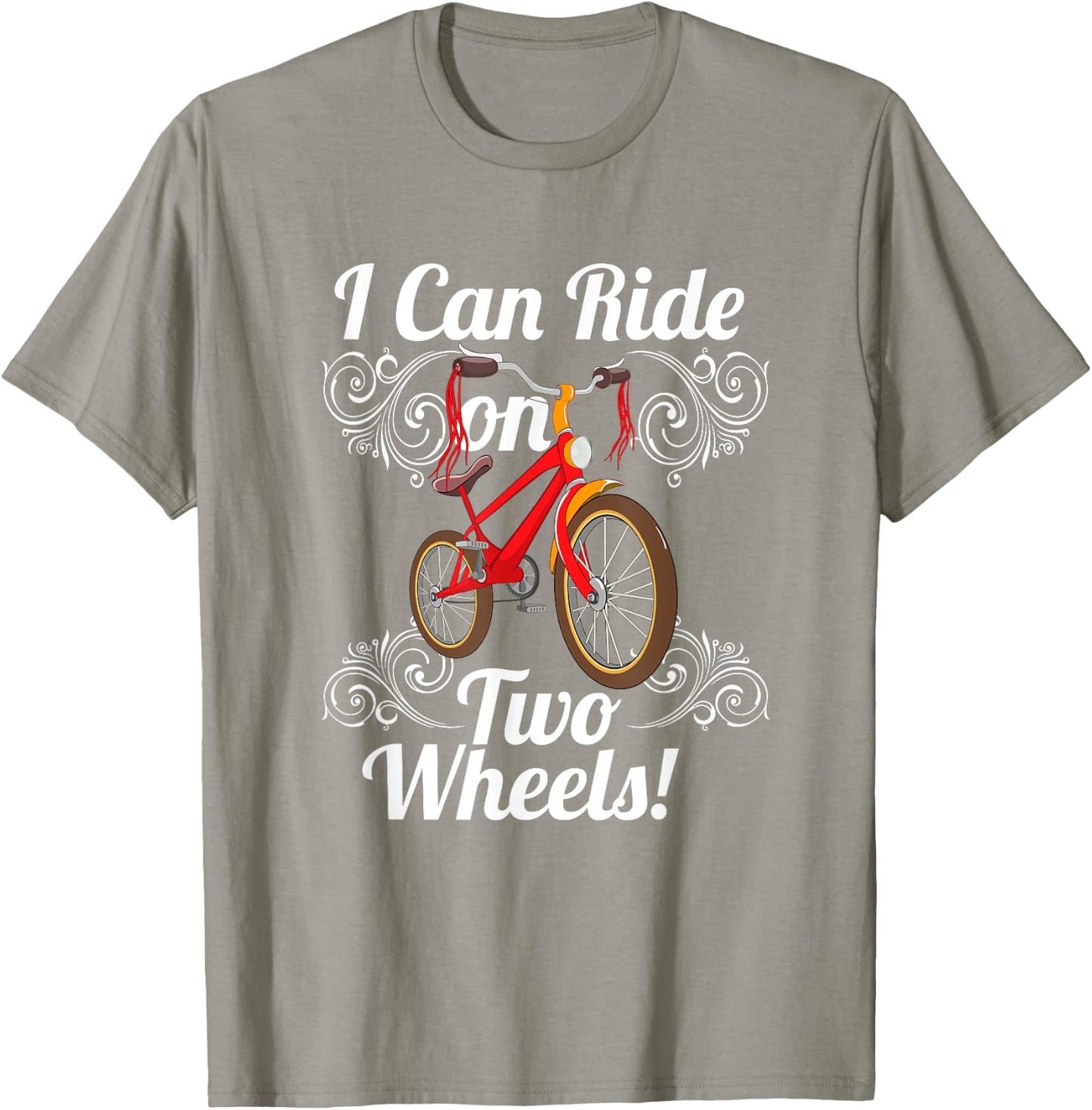 Kids Bike I Can Ride On Two Wheels Learning Reward T Shirts T-Shirt - T-Shirt | Sand