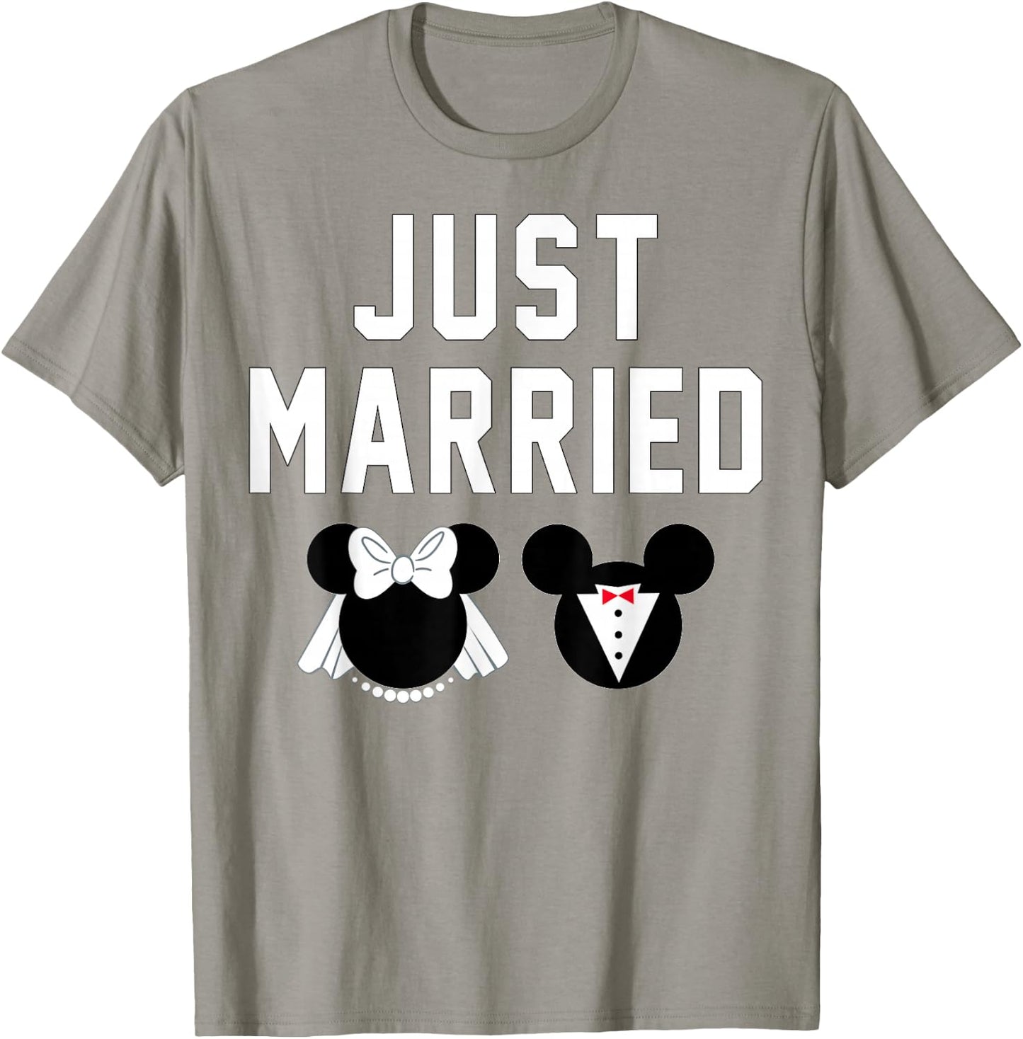Mickey Mouse Minnie Mouse - Just Married T-Shirt - T-Shirt | Sand