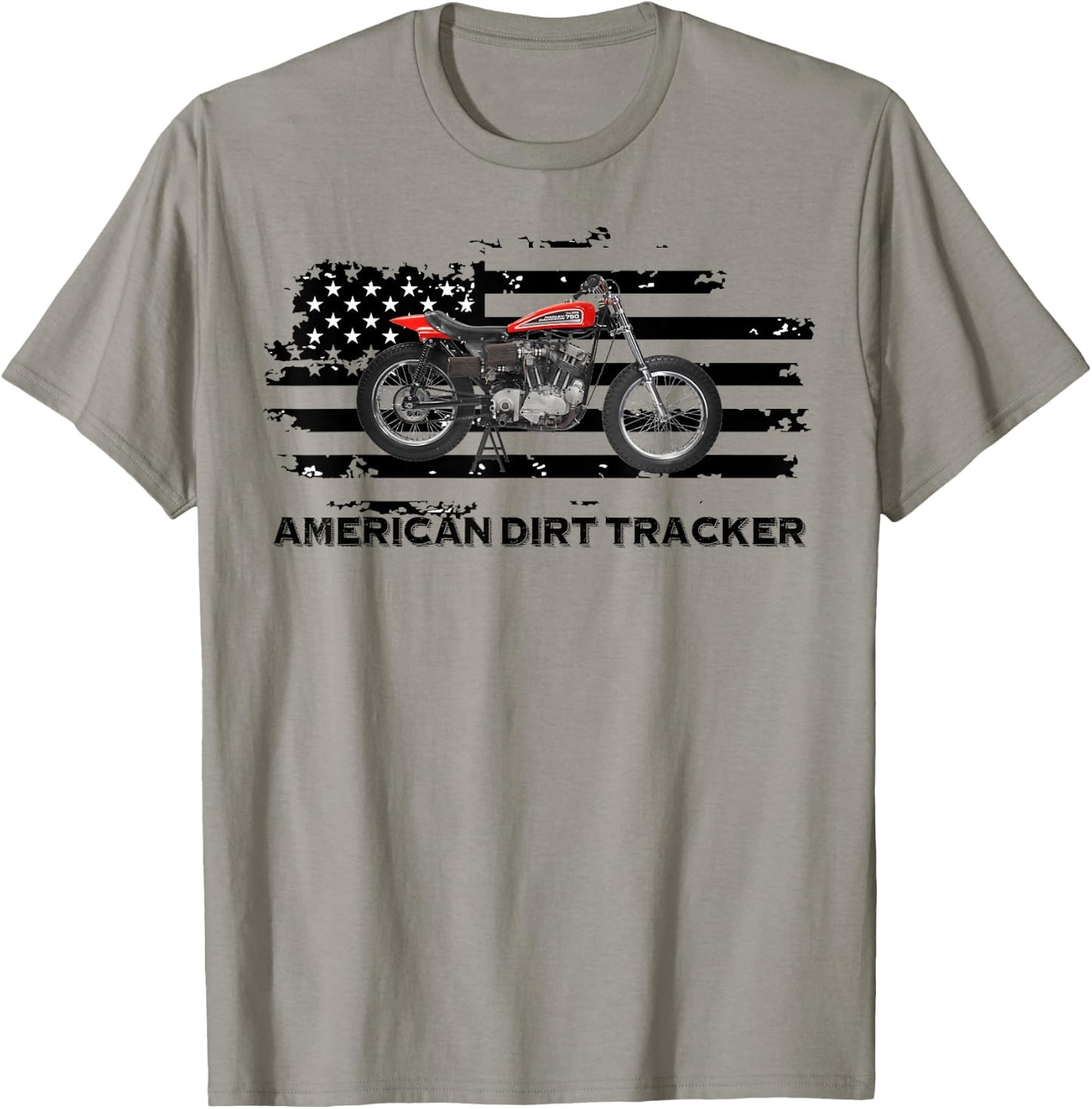 American Dirt Tracker Flat Track Racer Dirt Track Men Boys T-Shirt - T-Shirt | Sand