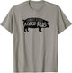 Vintage Every Butt Deserves A Good Rub Funny BBQ T-Shirt - T-Shirt | Sand