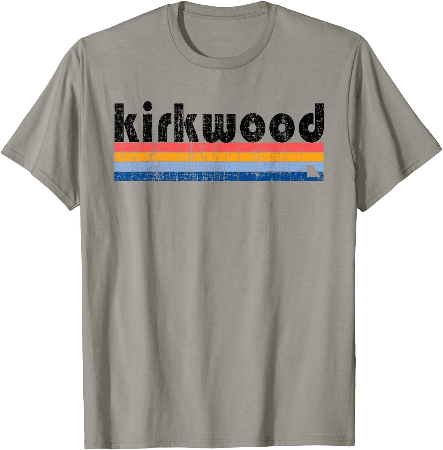 Vintage 80s Style Kirkwood MO T-Shirt - T-Shirt | Sand