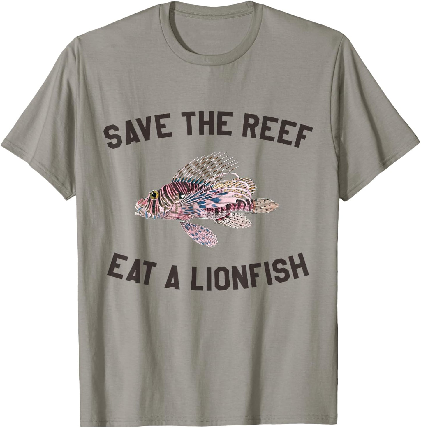 Save The Reef Eat A Lionfish T Shirt Diving T-Shirt - T-Shirt | Sand